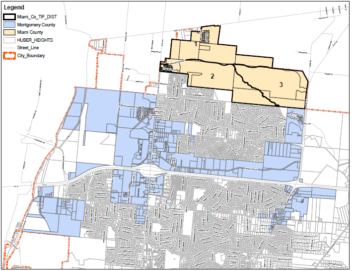 Huber Heights TIF Districts