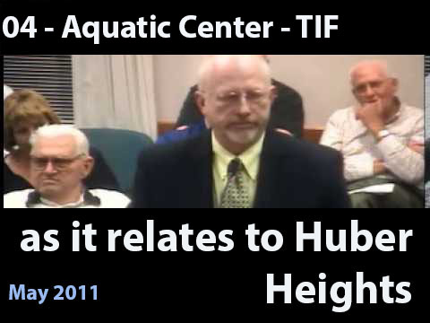 Steve Stanley provided many presentations to the Huber Heights City Council explaining TIF funds as they relate to Huber Heights. (This is the same video and article as found in in the TIF section 02 -Tax Increment Financing)<br />\n<br />\nHere is a copy of a similar presentation that came from the A<a href="http://agendaquick.hhoh.org/docs/2011/PC/20110412_320/320_4.12.11.doc" target="_blank" rel="nofollow">pril 12th, 2011 Planning Commission Minutes;</a> This discussion starts the last paragraph on page 4.<br />\n<br />\nSteve Stanley stated he ran the Montgomery County Transportation Improvement District. He would explain how this project came about, and wanted to set the stage for any questions this Commission might have regarding the project. He explained that TID is a special purpose local government created by the Montgomery County Commission in 2001. Their primary purpose is to expedite and finance high priority transportation projects, and related development projects in communities in Montgomery County that had a significant economic development and quality of life potential. He stated that he has been the Director since 2001, and their first project was located in Huber Heights.<br />\n<br />\nMr. Stanley explained the partnership began officially in early 2002, and the top priority was to expedite and finance the intersections at SR 202 and SR 201. At that time, the City had been looking to upgrade the interchange at SR 202 which is a City bridge over the interstate highway, and therefore, was the City&rsquo;s responsibility to do so. SR 201 was on a schedule set by the Ohio Department of Transportation to be upgraded as a result of ODOT&rsquo;s desire to add additional lanes to I-70. Funds have been programmed for this, and the project was probably not going to just significantly impede local traffic going north and south on 201 without a real relief being provided because the 202 interchange was already overburdened and the bridge was not big enough, but it was also, at some point, likely going to shut down north/south traffic within the City with the only outlet being the overburdened and under designed interchange at SR 202.<br />\n<br />\nMr. Stanley further stated that a significantly large amount of local money was placed on the table. They convinced ODOT that the 202 project needed to move ahead that would include the 201 interchange. As part of the persuasion, they convinced ODOT they would bring in some federal earmarks into the community to help finance the bridge project. To do this, they worked with the City to create TIF (Tax Increment Finance) legislation that was adopted originally for parcels within Montgomery County in 2003. He stated that he would be happy to answer any questions the Commission might have regarding TIFs. He explained that it did not increase taxes in any way locally, but was allowing the development to help finance public infrastructure that benefits the parcels in the community around it. The City subsequently enacted legislation in 2005 that was in the Miami County portion of Huber Heights under a different section of the Code that provides for residential incentive districts. Today, that is part of the economic structure for DEC&rsquo;s development in Carriage Trails.<br />\n<br />\nMr. Stanley stated that both interchanges were completely rebuilt and reconstructed within five years with the cooperation of ODOT. Normally, such a project requires at least 10-15 years. A critical part of the success and expediency of the project was putting local money on the table through TIF. The City borrowed funds for both projects from the State Infrastructure Bank at the total of $3.5 million. Today, the City still owes approximately $3 million on the loans. Most of the debt is due at the end of a 10-year period for each loan. He was asked last Fall to evaluate the performance of the TIF area, and to see whether the City had the capacity to go beyond the financing of its share of those two interchanges, and begin to look at investing remaining TIF revenues being generated to see if they could be reinvested in other infrastructure or amenities within the City. He explained they were integrally involved with the creation of the legislation, and the capacity to finance public infrastructure and amenities with it.<br />\n<br />\nIn summary, Mr. Stanley stated they identified a number of issues they needed to work out. He stated further that they were focused on the future of TIF revenue capacity the City has to invest into other infrastructure and amenities. He stated that in the original scope of work, they were not asked to look at the Miami County TIF revenue even though there is some activity on the Miami County side. Therefore, he is basically talking about the parcels in Montgomery County generating TIF revenue. He added they were looking at revenue coming from developed parcels after the effective date of the original legislation. There is more than enough capacity coming from such developed parcels to cover the City&rsquo;s debt service requirements for the two interchanges. He explained they presented a picture to City Council of the capacity the City had to finance additional capital improvements or amenities using the available TIF revenue, beyond the City&rsquo;s need to retain revenue for the debt service required for the two interchanges. He stated they reviewed the existing parcels within the Montgomery County TIF that were developed and producing TIF revenue, and subtracted the required debt service, and projected the debt service capacity for the City in order to finance the additional capital improvements or amenities with such funds. He explained that the City had approximately $6 million depending on interest rates and terms, which are variable. This was beyond what was needed for the interchanges.<br />\n<br />\nMr. Stanley stated that a formal report will be provided to the City. He recommended that the City use or lose the revenue. These are more difficult economic times and public budgets are strained, both locally and at the State level. This revenue represents a significant capacity for the City to finance things that would help advance its future for both quality of life and economic issues. Not using the revenue and letting it accumulate over time was not a good scenario. He recommends they move forward with plans to invest those funds. He feels they should focus on significant improvements because you don&rsquo;t want to treat these monies like a capital improvement fund. You want measurable impacts that can be tied back to benefiting the properties that are generating the revenue. There are certain legal requirements in using these revenue funds.<br />\n<br />\nWhat evolved from all these discussions was a major recreation complex on the north side of I-70 because that is where most of the TIF parcels were located on City-owned land. The City was also looking to see how other properties could be consolidated. This would help create a corridor development strategy that ultimately would be in the best interest of the City as a whole.<br />\n<br />\nMs. LaGrone asked about the phrase &ldquo;use it or lose it.&rdquo; She stated that she understood the use it portion, but was not sure if she understood the lose it part, if it was generating revenue. She asked how the funds would be lost.<br />\n<br />\nMr. Stanley stated it was complicated. In TIFs, they freeze the value of a property at its pre-improvement level. Then, improvements that occur, including increases in the value of the underlying ground one built on, were not taxed as ordinary income. Improvements increase the value of the property, and payments in lieu of taxes are made by the developer or owner of the property. Such revenue is not generated as regular property tax. The other taxing districts that might ordinarily be receiving the benefit of the improvement of such properties, do not receive the revenue. It goes to the municipal government that created the legislation that allows the valuation to be captured as payments in lieu of taxes. It can only be used for capital improvements and development incentives. The funds cannot be used for regular operations.<br />\n<br />\nMr. Stanley stated they accomplished what they set out to accomplish by capturing the valuation increase and allowing it to be invested in the interchanges. At the time the legislation was passed, no one knew how much would be needed for the interchange projects, but reserved as a first call on the monies financing the debt service to upgrade the improvements. Subsequently, there is more debt service capacity and income is being generated beyond what was needed. He recommends that the City or any government engaged in TIF legislation could hold on to the monies and continue to accumulate revenue that could only be used for one thing, but these were tight economic times. Therefore, this was not a good scenario. He feels there will be tighter and tighter budgets throughout Ohio, and other taxing districts would look and say some of that money is not going to them and why is it not being used in a productive way for the community.<br />\n<br />\nMs. LaGrone asked if TIFs had sunset clauses. Mr. Stanley explained that in this case, there is an agreement with the School District which lasts for the life of the TIF. Every parcel subject to the TIF legislation has a 30-year life from the date of improvement. Depending on when a parcel was developed, there could be a 50-year life for the TIF. He explained further that you depended on them staying in the TIF so they could complete the financings that were in place.<br />\n<br />\nMr. Stanley stated the most significant issue in this matter is there is current capacity to finance infrastructure and amenities that were a benefit. City Council is interested in a major recreational complex. It happens that property is available for such a project. They put themselves on a fast track in order to accomplish this. He was asked if the TID could assist in the process since they were closely tied to the entire TIF legislation created. He stated they were presently involved in an agreement with the City, and DEC is also a partner. He explained that he is the project expediter. He stated that all of this occurred over the last two months.